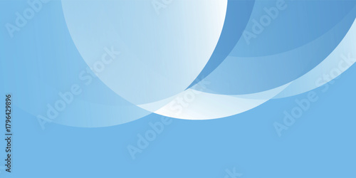 Modern blue gradient abstract background with smooth curved wave lines, soft light flow, and minimal clean design suitable