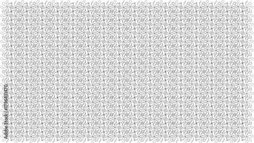 Seamless Abstract Geometric Line Pattern Complex Monochrome Design Background