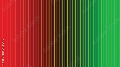 Emerald vertical bars covering a navy circular halo, luminous rectangular center, smooth gradient fusion, and abstract futuristic geometric effect.