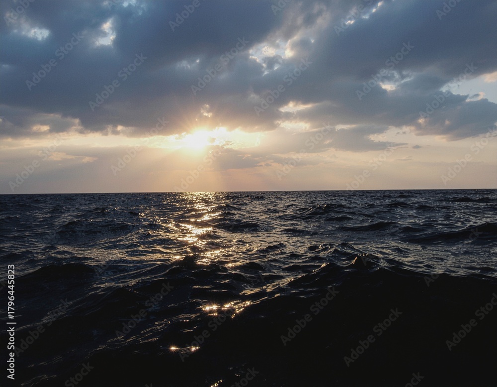 Fototapeta premium A sunset on the sea