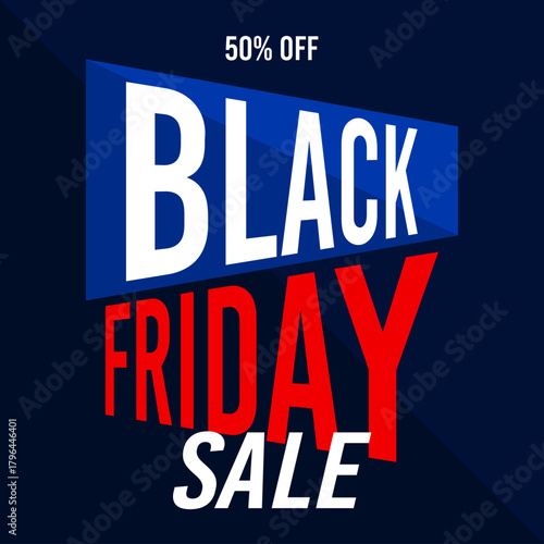 50% off black friday sale 50%off fifty percent off 50 % off, november, promotion, price, discount, retail.
