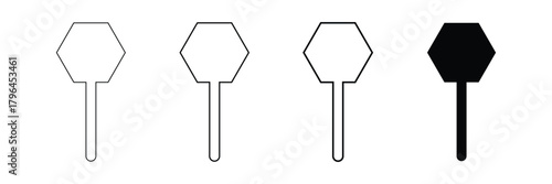 Black keyhole on white background. Mysterious door lock. Vector illustration .EPS 10 .