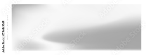Minimalist chrome web background. Soft silver mirror gradient with sheer foil texture for elegant ui design. Vector illustration.