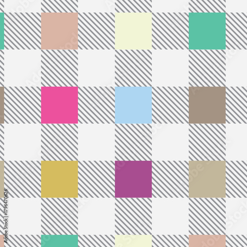 seamless pattern with colorful squares