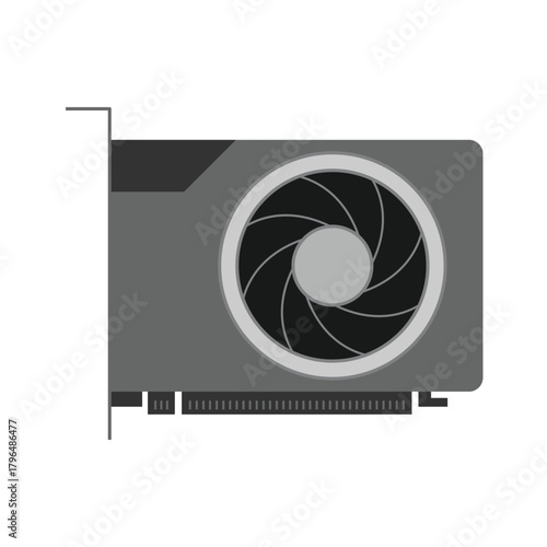 illustration of a computer graphics card