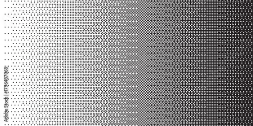 minimalist pixelated bitmap gradient texture. Black and white dither pattern background. Abstract glitchy pattern. vector