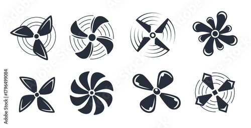 airplane propellers and motor blades plane propellers set