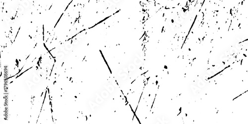 Abstract white and black grunge dust particle and dust grain texture. old grunge texture with scratches and cracks paint wall texture. dust overlay distress grain with scratch grunge urban background.