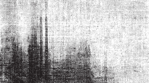 Black and white textured background with a rough woven fabric pattern and dark distressed areas on the left
