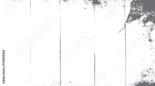 Distressed grey and white textured background with vertical lines and speckled grunge elements abstract