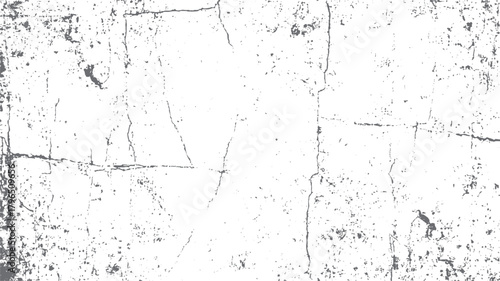 Distressed grunge texture with cracks and speckles on white background abstract pattern cracked