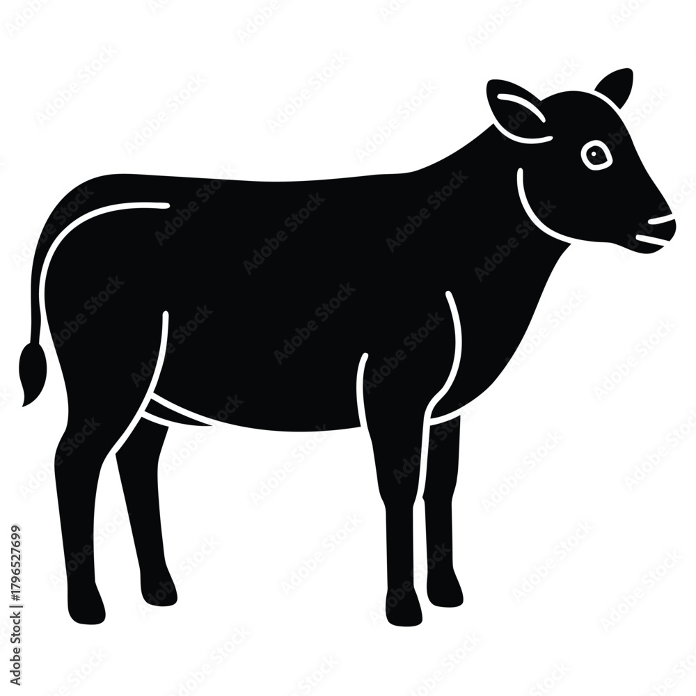 Obraz premium livestock vector icon