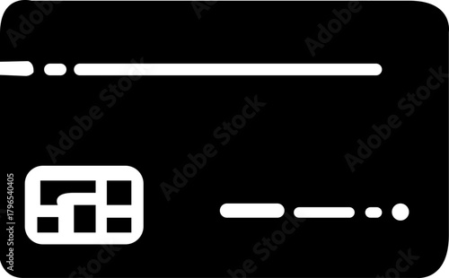 ATM Icon . Solid, filled icon of depositing money in ATM: ATM machine, bank card, cash bills, receipt, keypad, screen ,Banking Icons Grid. Solid, filled icon set of banking transactions: deposit icon,