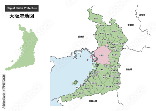 大阪府地図