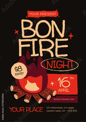 Bonfire - Flyer