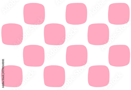 seamless pattern with pink squares