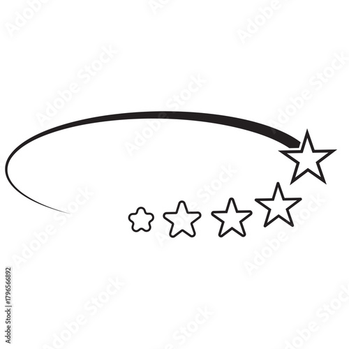 Dizzy star emoji vector symbol illustration