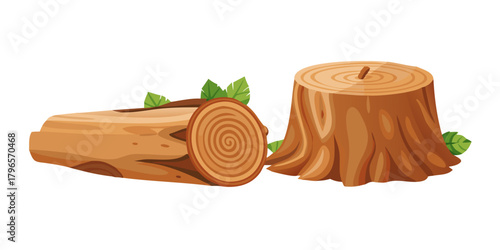 Papier peint stack of firewood, stack of firewood isolated