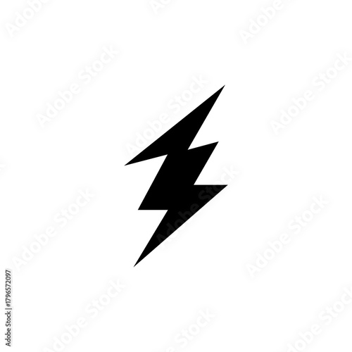 Free Download lightning bolt isolated on white - GFXLoad