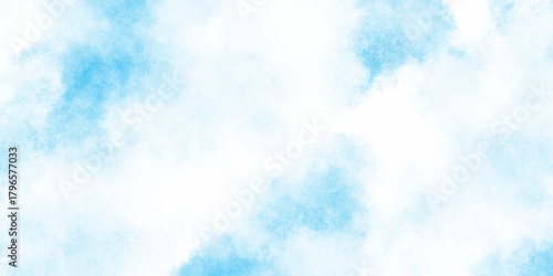 Abstract background illustration featuring light blue watercolor effect  blending seamlessly into a bright white canvas.