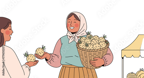 Fresh Produce Purchase: The Farmer's Market Interaction Between Vendor And Customer