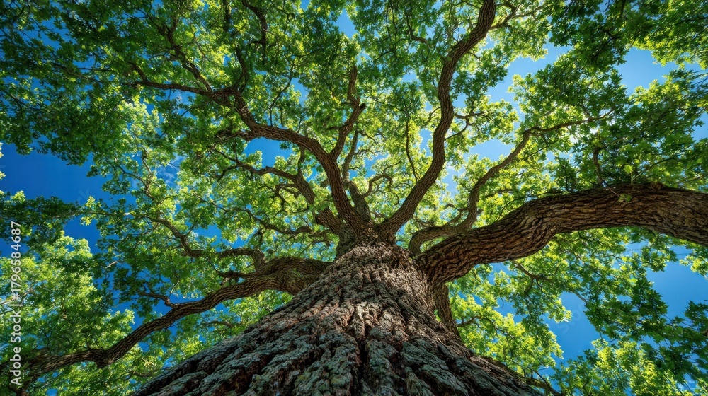 Obraz premium Majestic tree canopy