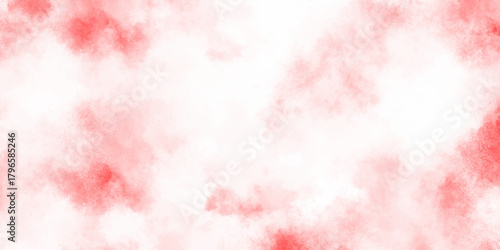 Abstract red watercolor background, watercolor design for powder explosion texture, Soft red grunge background frame. Grunge red-white art, red watercolor texture. Abstract watercolor hand painted bac