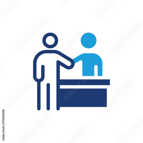 partnership colored icon vector design good for web or mobile app