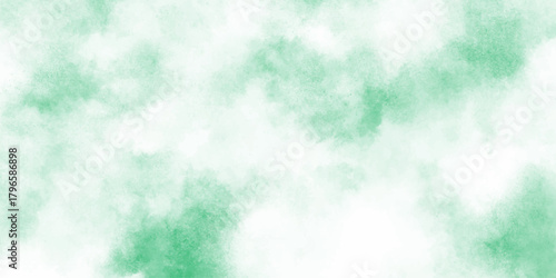 A soft light green watercolor wash background with blurred edges and subtle variations in tone