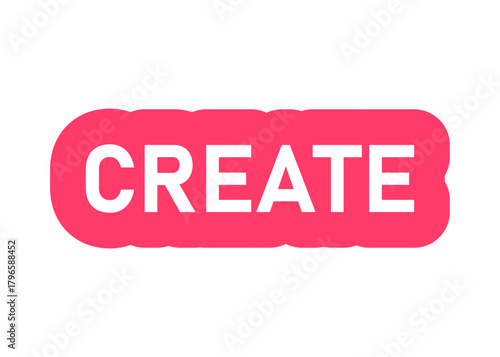 create vector sticker on a white background
Vector sticker with the inscription on a white background