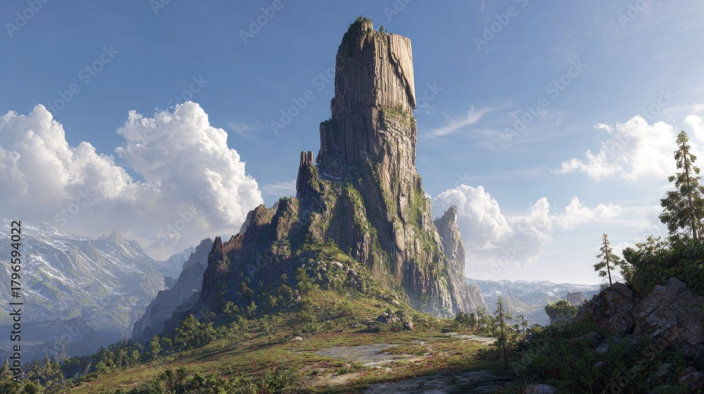 Obraz premium Scenic mountain landscape