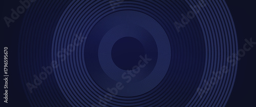 Bright blue dynamic abstract vector background with diagonal lines. 3d cover of business presentation banner for sale event night party. Fast moving soft circle wave line stripe decoration