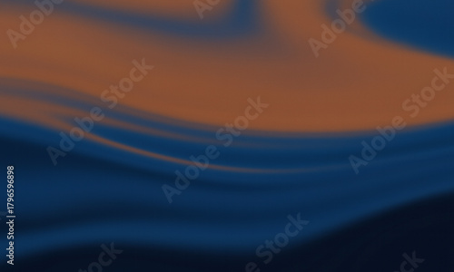 Abstract blue silk wave design with blurred light and motion texture