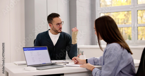 Young Male Worker Suffers Neck Injury, Seeks Disability Compensation