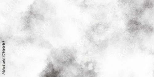 A grayscale abstract background featuring wispy swirling smoke or cloud like formations with varying densities and textures