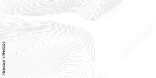 Modern topo location map design White background. mountain land topographic world grid wave Topographic map geographic line texture.	