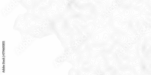 Modern topo location map design White background. mountain land topographic world grid wave Topographic map geographic line texture.	