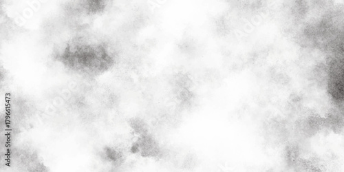 Dramatic and blurry watercolor of black and white grunge and stains of white clouds texture showcasing contrasting tones and atmospheric depth for expressive artistic designs.