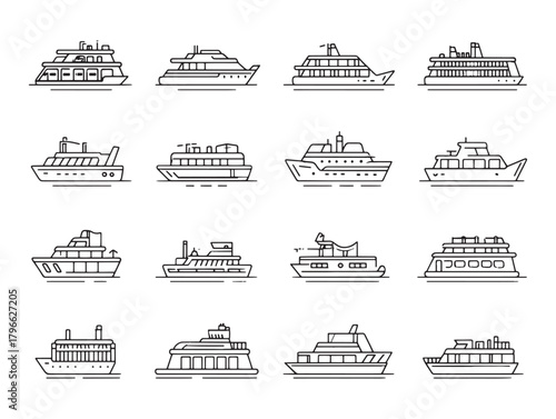 River Cruise Sunset Reflections On Water