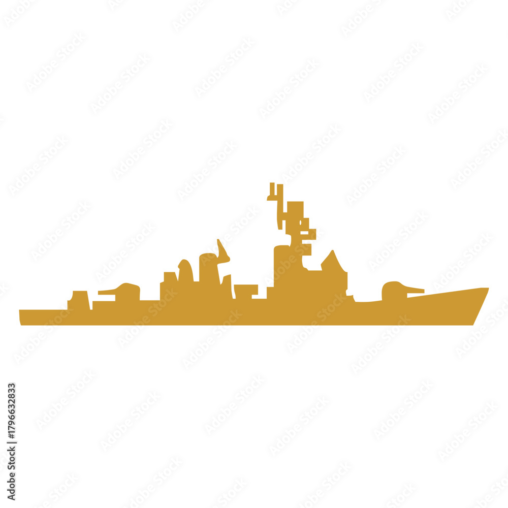 Fototapeta premium Strategic Naval Vessel