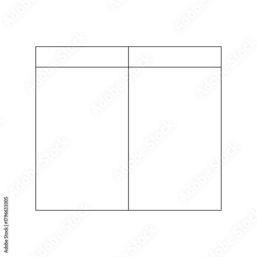 Blank Table Chart Template