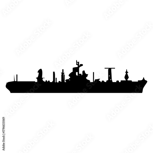 Warship Silhouette