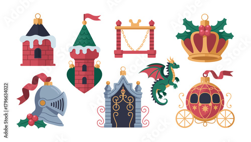 Fairy-Tale Christmas Ornaments: A whimsical collection of unique Christmas ornaments brings the enchanting essence of fairytales and magic to the festive season.