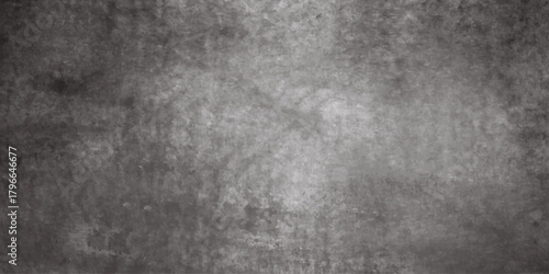 Grunge dark gray concrete texture background vintage distressed wall with stains and scratches.