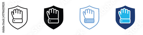 Prevention icon set multiple style collection
