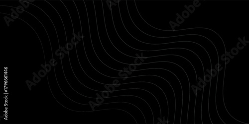 Line good Black abstract background design. Modern wavy line. Simple art illustrations lux graphic