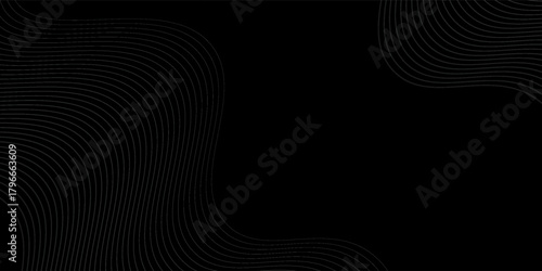 Line good Black abstract background design. Modern wavy line. Simple art illustrations lux