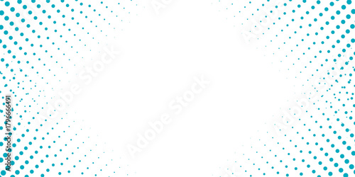Transparent Vector Gradient Blue Color Halftone Background Staggered Dots Pattern modern dotted