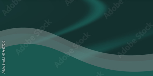 Dark teal green minimal banner calm , Noise intensive Holographic blend blurred smooth transitions tone empty presentation design , futuristic minimal modern luxury premium modern