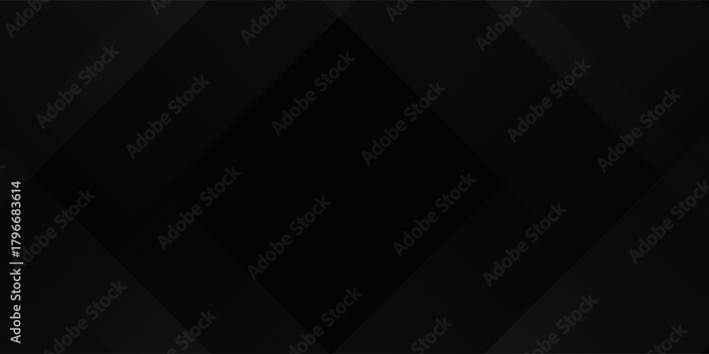 Obraz premium Black abstract background design. Modern wavy line pattern (guilloche curves) in monochrome colors. Premium stripe texture for banner, business backdrop. Dark horizontal